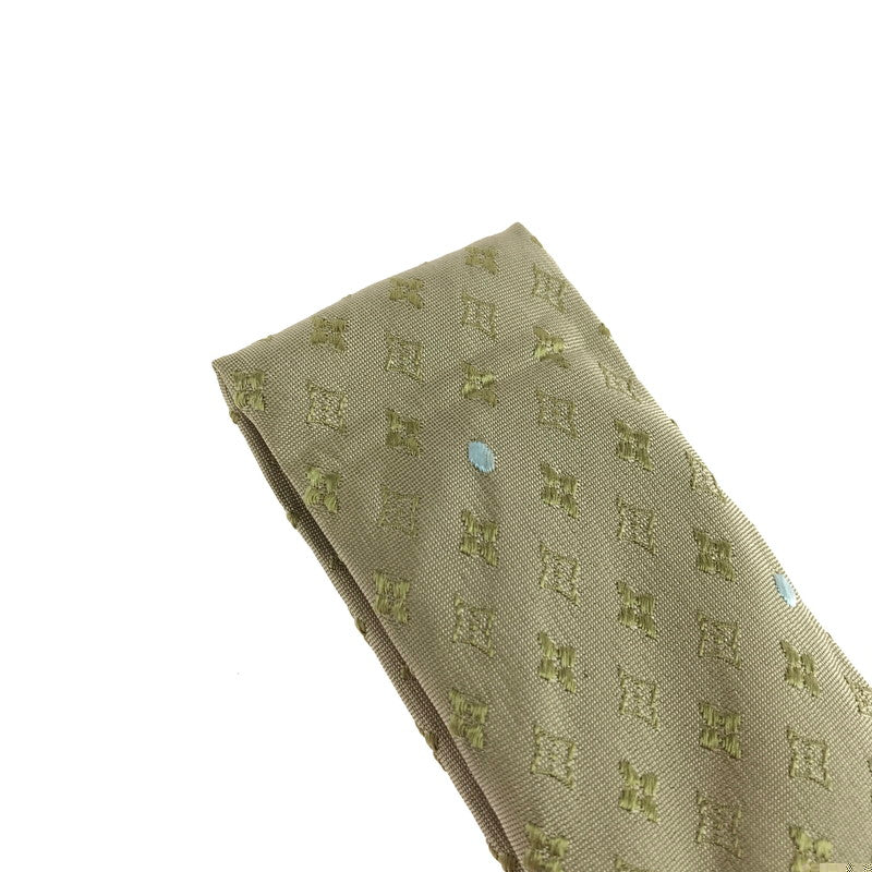 【中古美品】【メンズ】 クラヴァット モノグラム シルクネクタイ 服飾小物 スーツ小物 179-250518-hi-10-tag カラー:ゴールド 万代Net店