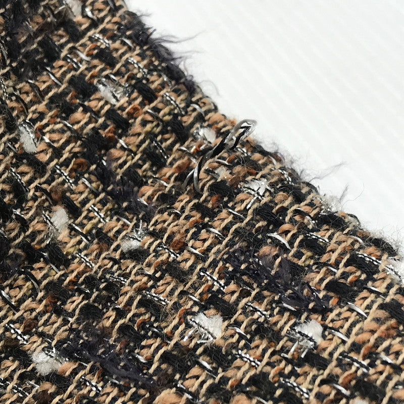 【現状渡し品】【レディース】 Tory Burch トリーバーチ TWEED TOTE BAG ツイード トートバッグ カバン 188-250705-hi-13-tag カラー:マルチカラー 万代Net店