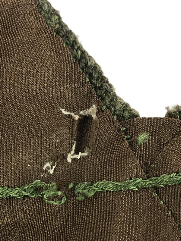 【現状渡し品】【メンズ】 EURO VINTAGE ユーロ ヴィンテージ 40'S-50'S ネップカスリ柄 ボタンフライ スラックスパンツ ボトムス 157-250907-na-18-tag サイズ:表記サイズなし 下記参照 カラー:カーキ系 万代Net店