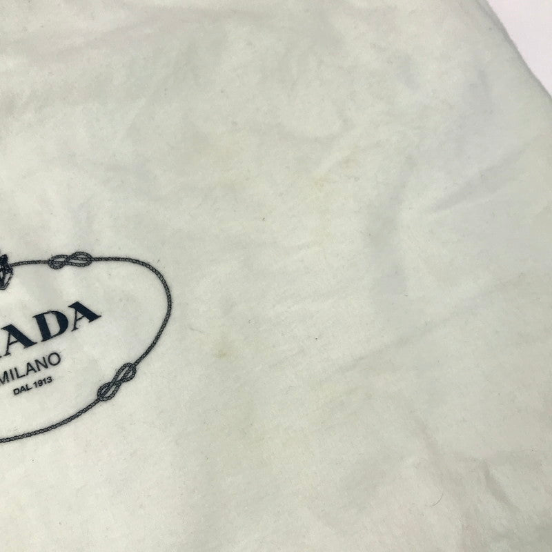【ジャンク品】【レディース】 PRADA プラダ VELA RUCKSACK B6677 ヴェラ リュックサック デイパック カバン 180-250705-hi-17-tag カラー:アイボリー 万代Net店