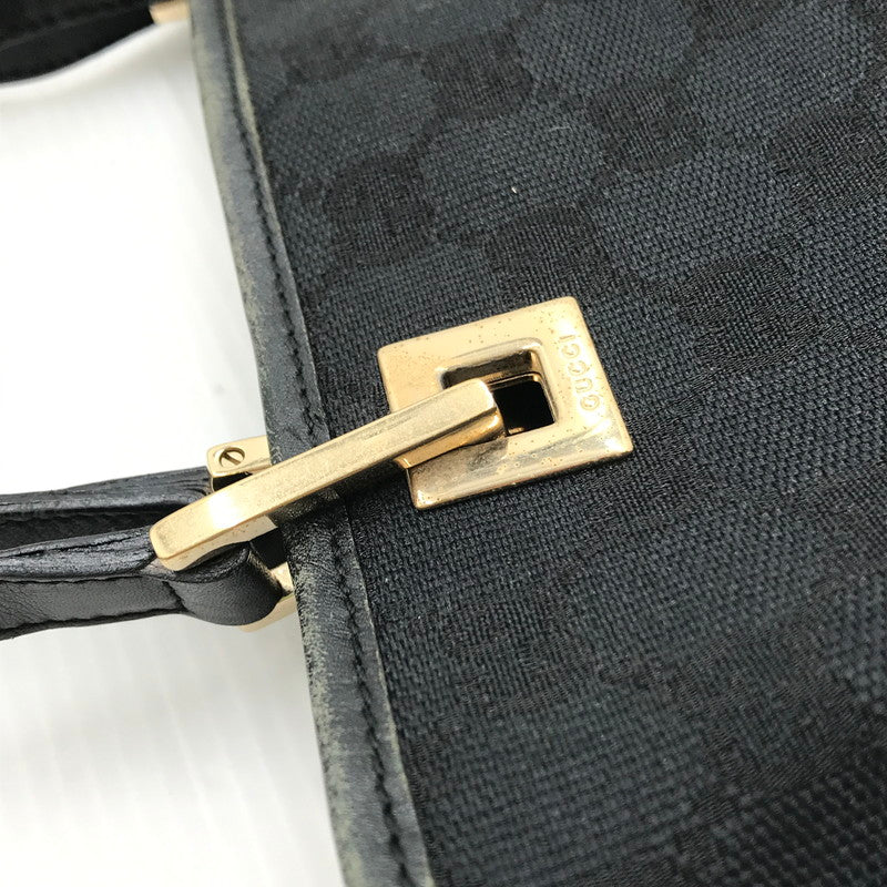 【中古品】【レディース】 GUCCI グッチ GGキャンバストート 0021099 ハンドバッグ カバン 180-250618-rt-07-tag カラー:ブラック 万代Net店