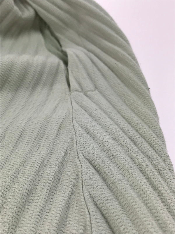 【現状渡し品】【メンズ】 HOMME PLISSE ISSEY MIYAKE オム プリッセ イッセイミヤケ PLEATED SAROUEL PANTS HP83JF112 プリーツ サルエルパンツ ボトムス 151-250618-hi-11-tag カラー:ホワイト系 万代Net店