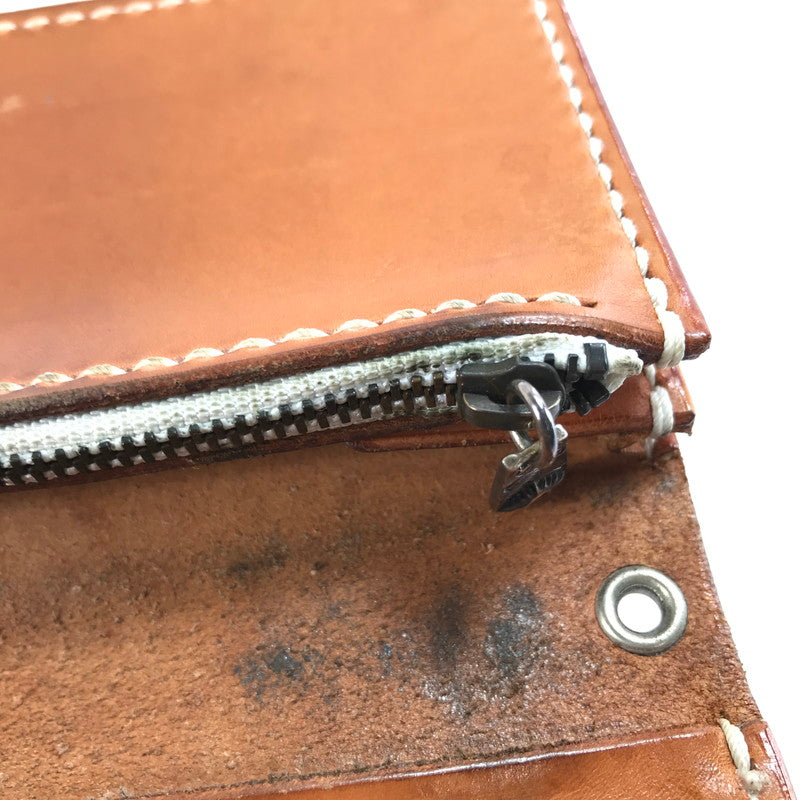 【現状渡し品】【メンズ】 BEAD-YA ビーズ屋公ちゃん LONG WALLET ロングウォレット 二つ折り 長財布 200-250604-na-01-tag カラー:ブラウン 万代Net店