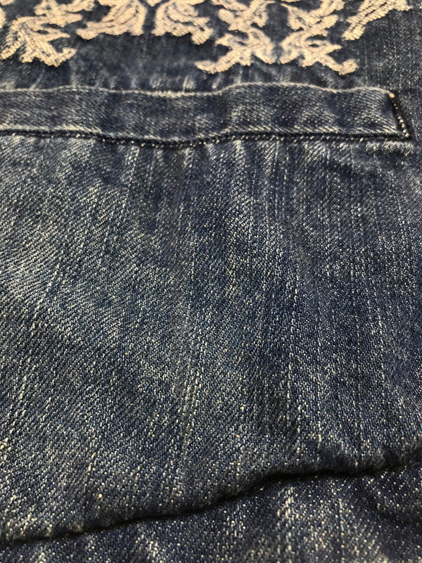 【中古品】【メンズ】 PHENOMENON フェノメノン DENIM VEST デニム ベスト ライトアウター 142-250620-ki-12-tag サイズ:48 カラー:インディゴ 万代Net店