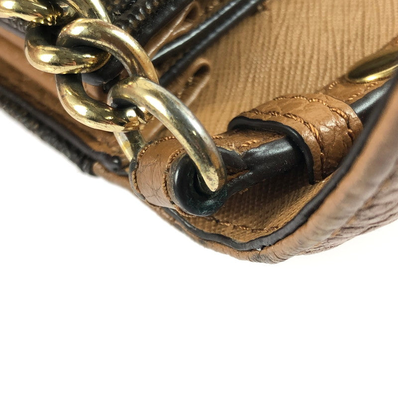 【中古品】【レディース】 Michael Kors マイケルコース CHAIN SHOULDER BAG 35T7GV3C3B チェーンショルダーバッグ カバン 180-250819-na-17-tag カラー:ブラウン 万代Net店