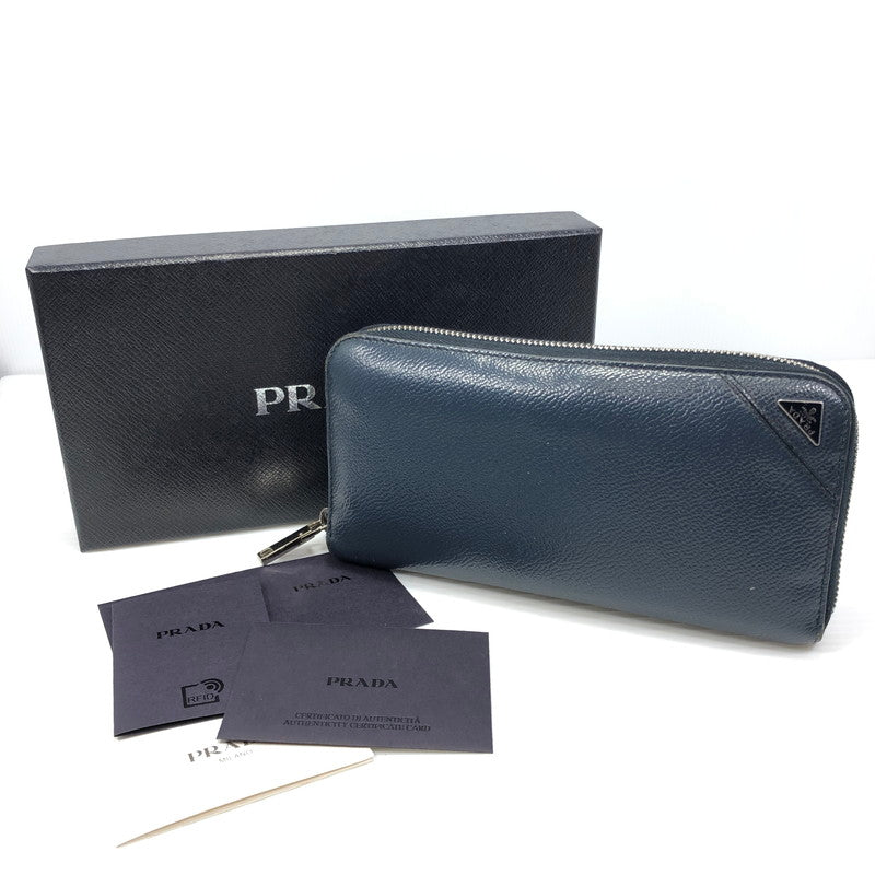 プラダ 長財布 PRADA プラダ サフィアーノ ラウンドジップ ロング