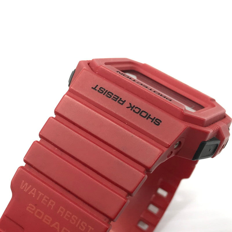 【中古品】【メンズ】 G-SHOCK ジーショック DIGITAL TOUGH SOLAR G-5500C-4JF タフソーラー デジタル腕時計 196-251209-na-03-tag カラー:レッド 万代Net店