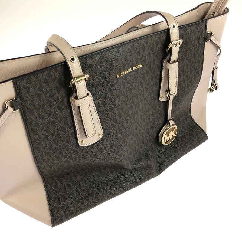 【中古品】【レディース】 Michael Kors マイケルコース TOTE BAG 30F8GV6T8B トートバッグ カバン 180-250819-na-15-tag カラー:ブラウン/ピンク 万代Net店