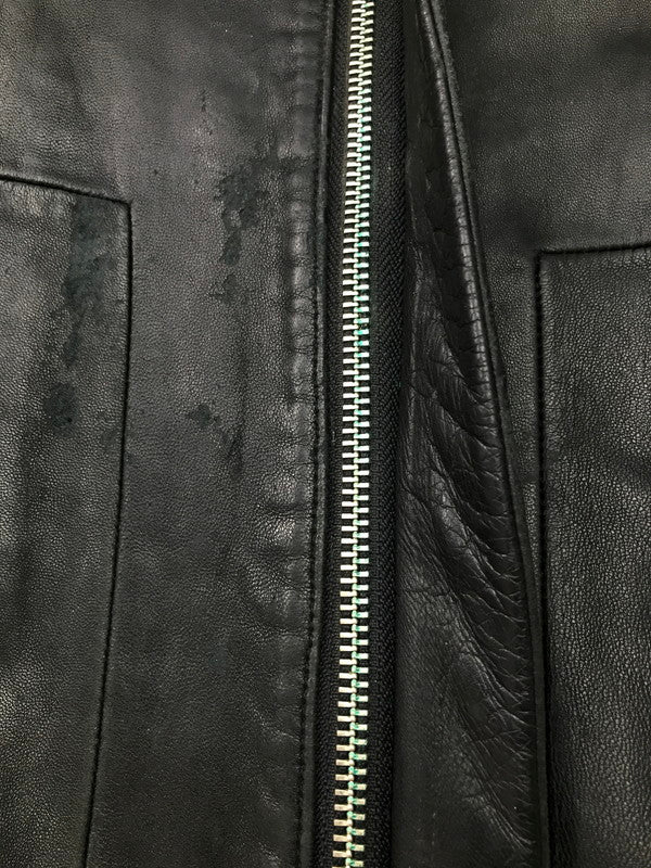 【現状渡し品】【メンズ】 Banana Republic バナナリパブリック 90~00's FULL ZIP LEATHER VEST 90~2000年代 フルジップ レザーベスト トップス 146-250912-rt-01-tag サイズ:XL カラー:ブラック 万代Net店