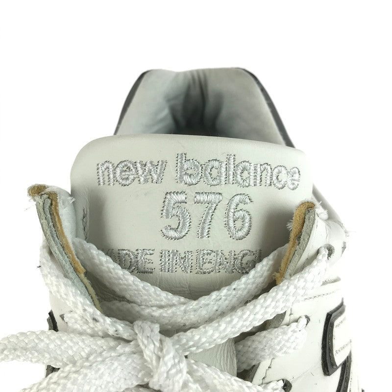 【中古品】【メンズ】 NEW BALANCE ニューバランス M576WWL イングランド製 スニーカー 靴 162-250911-yy-06-tag サイズ:US11D カラー:WHITE/GRAY 万代Net店