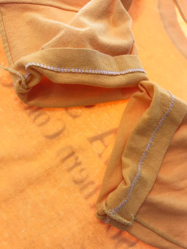 【中古品】【メンズ】 SPORTS WEAR スポーツ ウェア 80's IOWA STATE S/S T-SHIRT USA製 80年代 アイオワ ステイト ショートスリーブ Tシャツ 146-260510-rt-12-tag サイズ:S カラー:イエロー 万代Net店