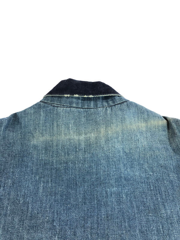 【現状渡し品】【メンズ】 SEARS シアーズ 70’S WORK'S LEISURE DENIM COVERALLS 70年代 デニム カバーオール アウター 146-250915-na-07-tag サイズ:XXL カラー:インディゴ 万代Net店