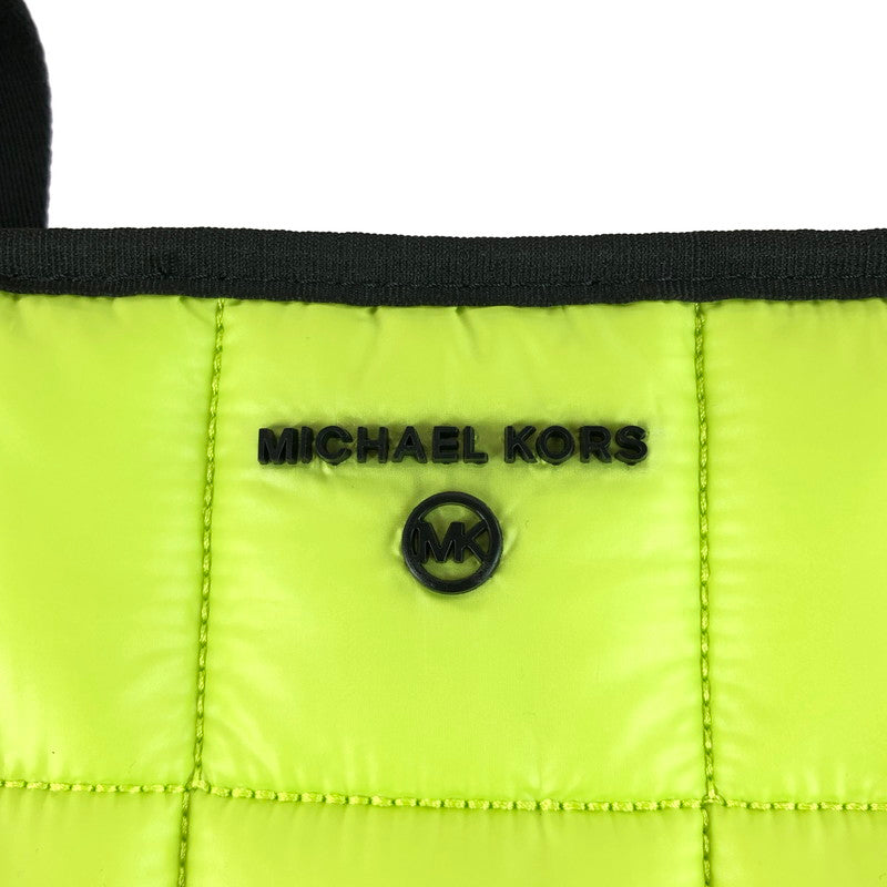 【中古品】【メンズ】 Michael Kors マイケルコース 33S2TBKT3U ブルックリン キルティング トートバッグ ハンドバッグ カバン 188-250916-na-10-tag カラー:イエロー系 万代Net店