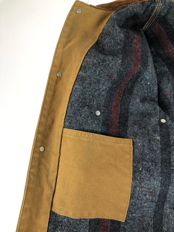 【中古品】【メンズ】 Carhartt カーハート 00's DUCK CHORE COAT C01BRN 2000年代 ダックチョアコート アウター 146-250930-rt-08-tag サイズ:46 カラー:ベージュ 万代Net店