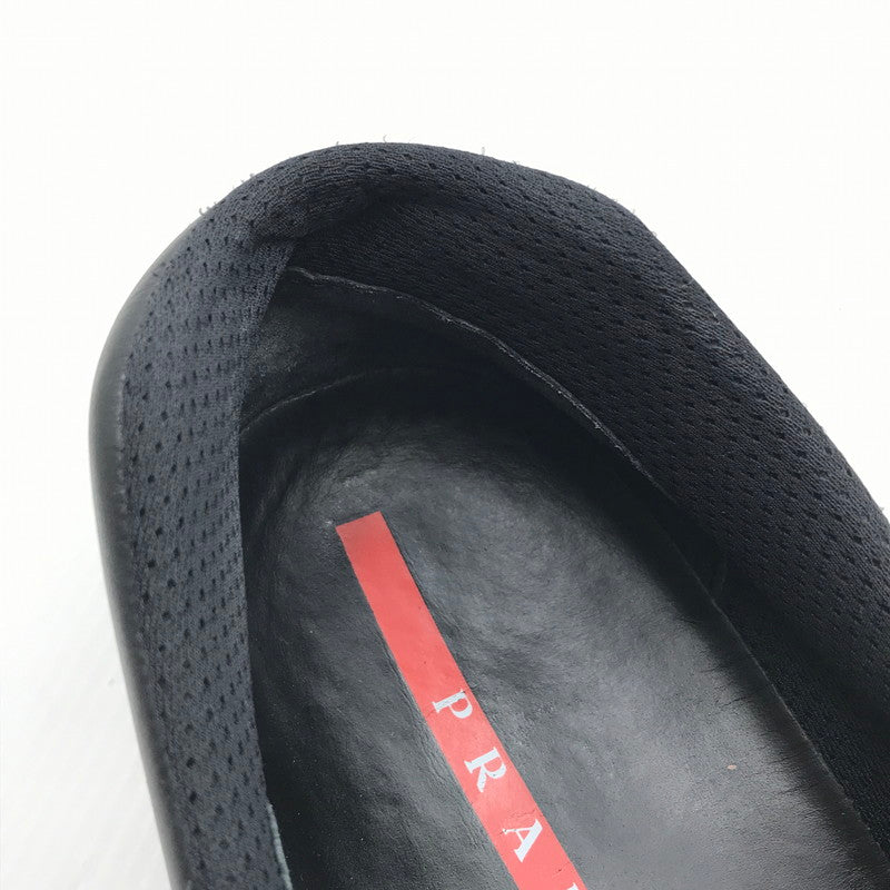 【中古品】【メンズ】 PRADA SPORTS プラダ スポーツ スリッポン 0327 スニーカー 靴 162-251007-na-18-tag サイズ:8 カラー:ブラック 万代Net店