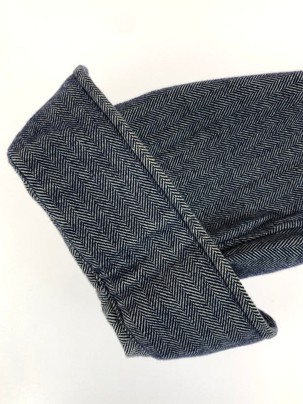 【中古品】【メンズ】 90'S MARLOWE HERRINGBONE L/S SHIRT 90年代 ヘリンボーン シャツ 長袖シャツ 146-251023-na-13-tag サイズ:XL カラー:ネイビー系 万代Net店