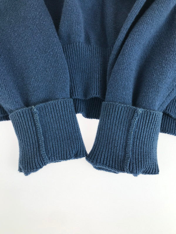 【中古品】【メンズ】 crepuscule クレプスキュール TURTLENECK KNIT SWEATHER 2203-008 タートルネック ニット セーター 140-251230-na-08-tag サイズ:2 カラー:ブルー 万代Net店