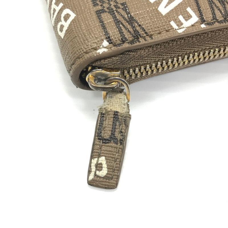【現状渡し品】【メンズ】 BALENCIAGA バレンシアガ SIGNATURE LONG WALLET シグネチャー ロングウォレット 長財布 200-251105-na-11-tag カラー:ブラウン系 万代Net店