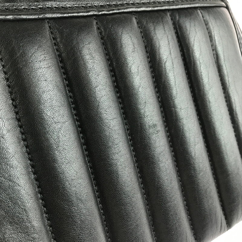 【中古品】【レディース】 WHITNEY QUILTING CHAIN SHOULDER BAG 30F8SXIL3T ホイットニー キルティング チェーン ショルダーバッグ カバン 180-251105-na-19-tag カラー:ブラック 万代Net店