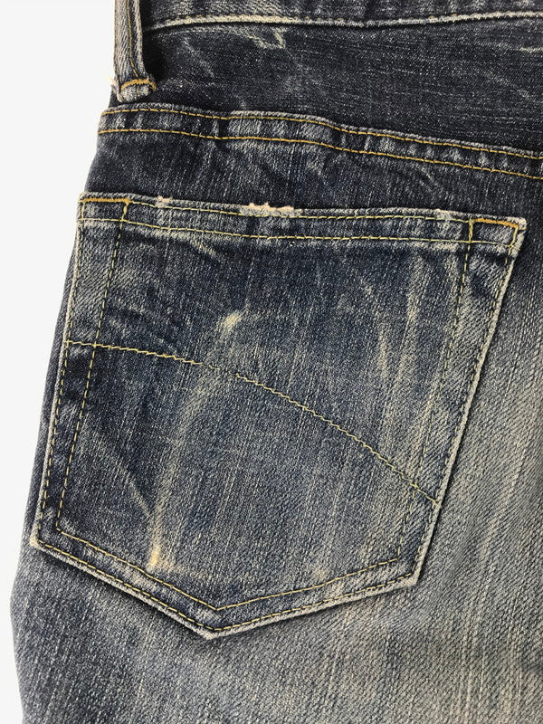 【中古品】【メンズ】 HYSTERIC GLAMOUR ヒステリックグラマー STUDS 5POCKET SKINNY DENIM7PANTS 2AP-5631 スタッズ 5ポケット スキニー デニム パンツ 151-251130-rt-06-tag サイズ:XXS カラー:インディゴ 万代Net店
