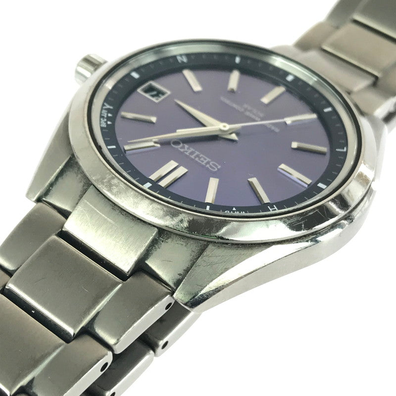 【現状渡し品】【メンズ】 SEIKO セイコー BRIGHTZ 7B24-0BH0 ブライツ ソーラー 腕時計 197-251130-na-05-tag カラー:シルバー 万代Net店