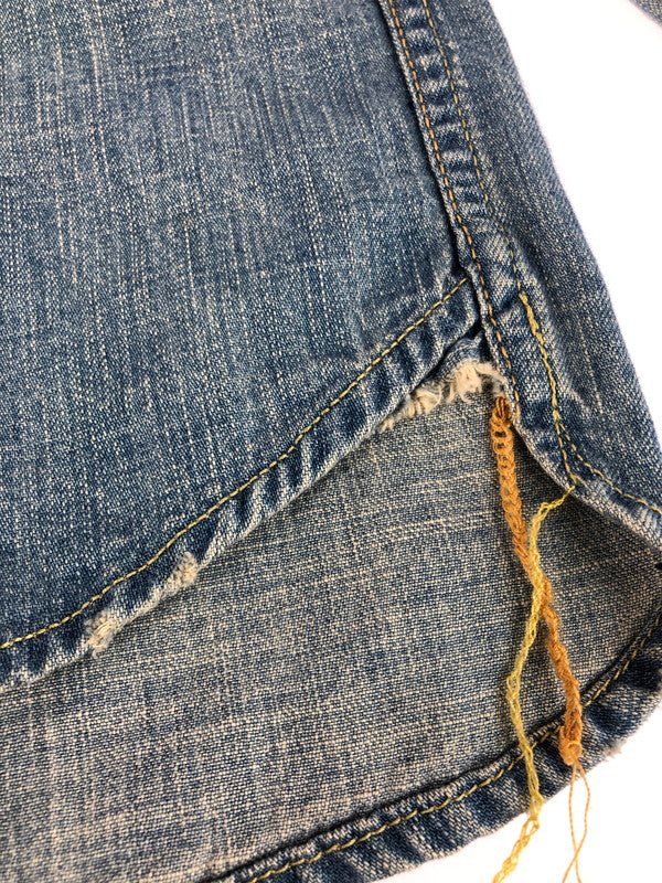 【中古品】【メンズ】 REMI RELIEF レミレリーフ FLOWER STUD DENIM SHIRT フラワースタッズデニムシャツ 140-251121-rt-11-tag サイズ:M カラー:インディゴ 万代Net店