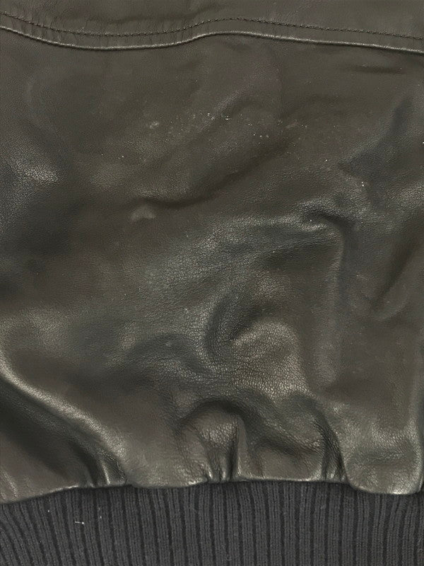 【中古品】【メンズ】 McGregor マックレガー MCGREGOR LEATHER STADIUM JACKET 145-251122-rt-05-tag サイズ:M カラー:ブラック 万代Net店