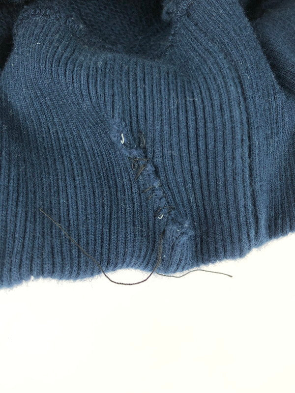 【ジャンク品】【メンズ】 FRENCH VINTAGE フレンチ ヴィンテージ 推定50'S LAPEL BLUE MOLESKIN WORK JACKET ラペル ブルー モールスキン ワークジャケット アウター 146-251128-rt-30-tag サイズ:不明 下記参照 カラー:ブルー系 万代Net店