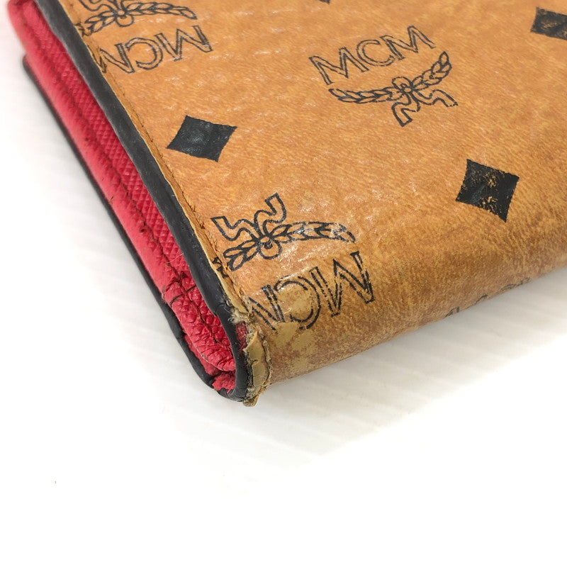 【現状渡し品】【レディース】 MCM エム・シー・エム ヴィセトス ロング ウォレット MYL2AVI20PK001 長財布 181-251205-na-14-tag カラー:ブラウン 万代Net店