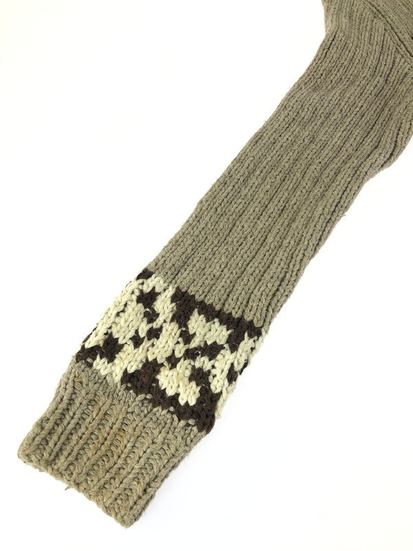 【現状渡し品】【メンズ】 A BATHING APE アベイシングエイプ BAPE COWICHAN KNIT CARDIGAN 001KN0301001X ベイプ カウチン ニット カーディガン 142-251202-na-04-tag サイズ:M カラー:ベージュ 万代Net店