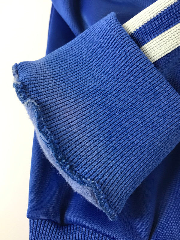 【中古品】【メンズ】 adidas アディダス 80's VINTAGE TRACK JACKET BLUE 80年代 ヴィンテージ トラック ジャケット 銀タグ USA製 ヴィンテージ 146-251203-rt-18-tag サイズ:M カラー:ブルー 万代Net店