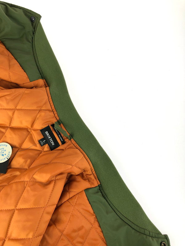 【中古美品】【メンズ】 BRIXTON ブリクストン DILLINGER FLIGHT BOMBER JACKET 03439 ディリンジャー フライト ボンバー ジャケット アウター 142-251210-na-03-tag サイズ:L カラー:CYPRESS GREEN 万代Net店