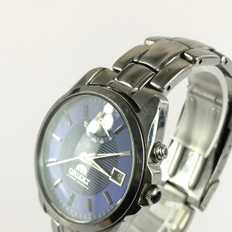 【中古品】【メンズ】 ORIENT オリエント POWER RESERVE EX0B-C0 パワー リザーブ 自動巻き 腕時計 197-251217-na-05-tag カラー:シルバー 万代Net店