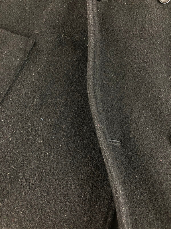 【中古品】【メンズ】 Y's ワイズ 80'S-90'S WOOL COAT 80年代-90年代 ウールコート アウター 140-251227-na-18-tag サイズ:表記サイズなし 下記参照 カラー:ブラック 万代Net店