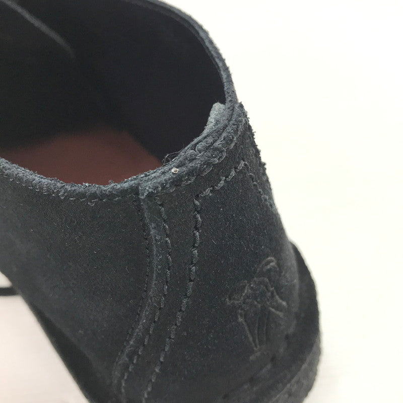 【中古品】【メンズ】 Clarks クラークス DESERT TREK 26155486 デザートトレック ワラビー モカシンシューズ 靴 164-260108-yy-18-tag サイズ:9G カラー:ブラック 万代Net店
