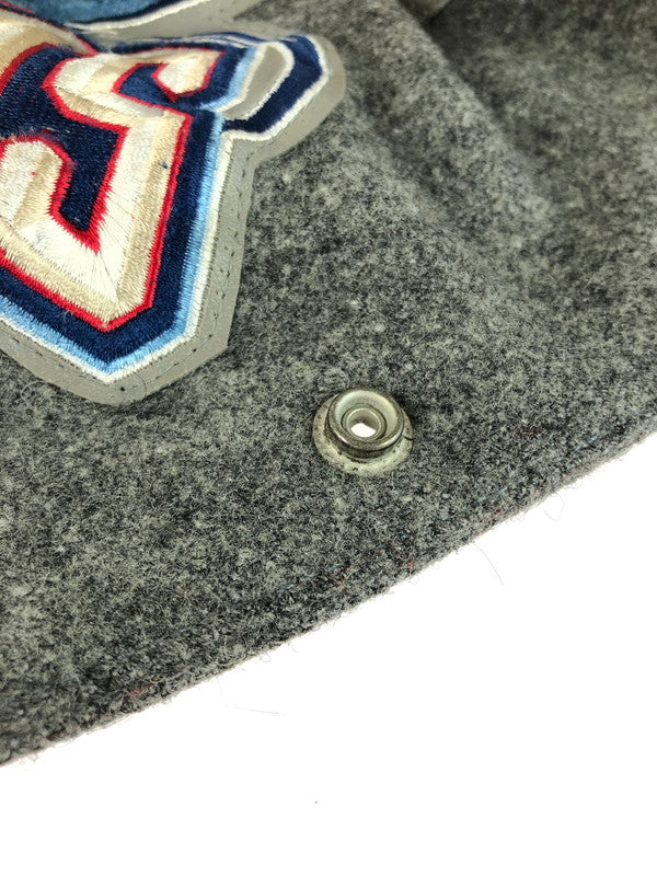 【中古品】【メンズ】 JEFF HAMILTON ジェフ・ハミルトン NBA PATCH WOOL STADIUM JACKET エヌビーエー パッチ ウール スタジアム ジャケット アウター 146-260111-rt-07-tag サイズ:3XL カラー:グレー 万代Net店