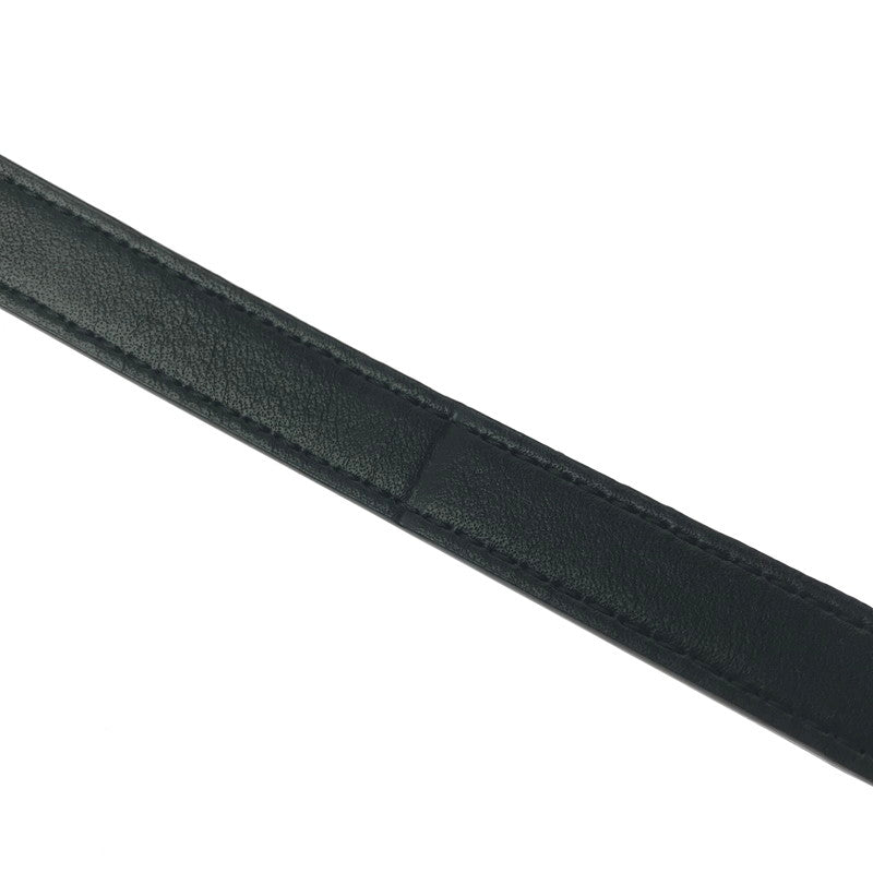 【中古品】【メンズ】 WTAPS ダブルタップス FAUX LEATHER NARROW BELT T15 フェイクレザー ナローベルト 205-260906-rt-30-tagh カラー:ブラック 万代Net店
