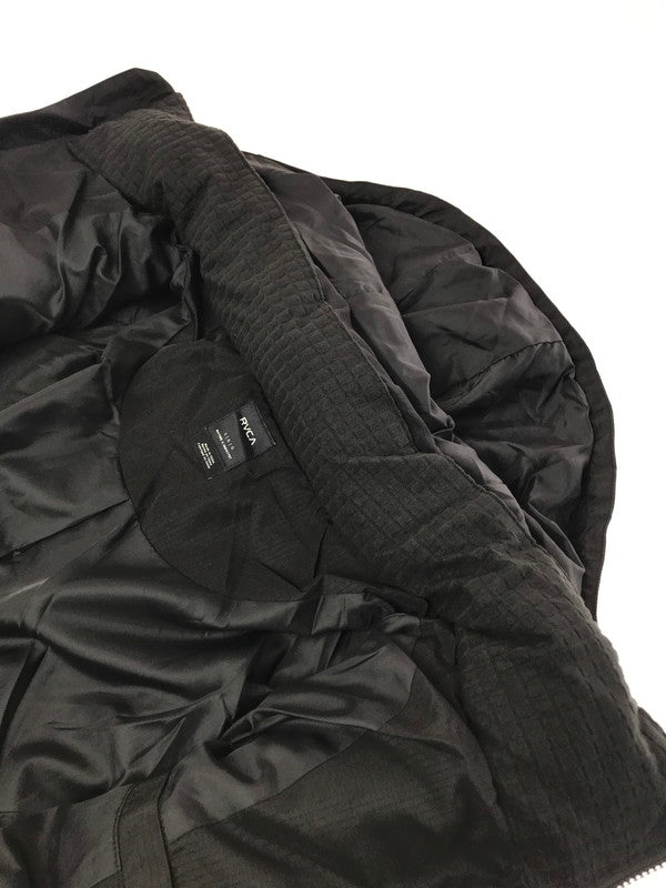 【中古美品】【メンズ】 RVCA ルーカ HOODED PUFFER JACKET BLACK BF042760 フーデッド パファー ジャケット アウター 142-260121-rt-20-tag サイズ:L カラー:ブラック 万代Net店