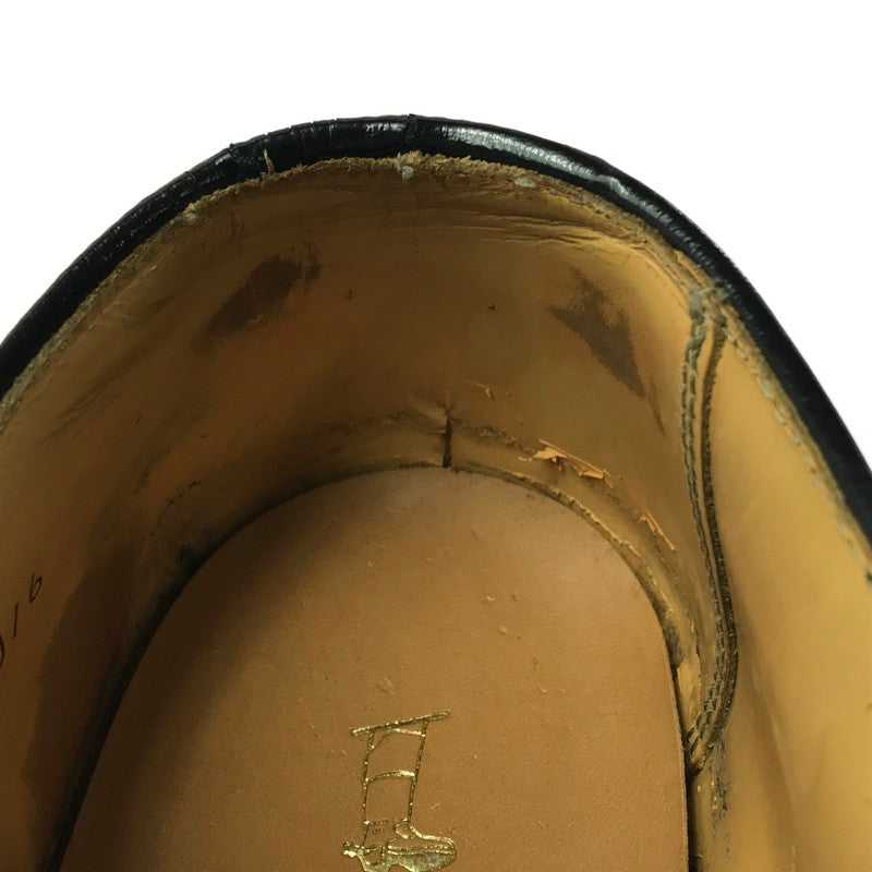 【中古品】【メンズ】 REGAL リーガル SINGLE MONK STRAP LEATHER SHOES BLACK JU16 シングル モンク ストラップ レザーシューズ 靴 164-260214-rt-08-tag サイズ:26cm カラー:ブラック 万代Net店