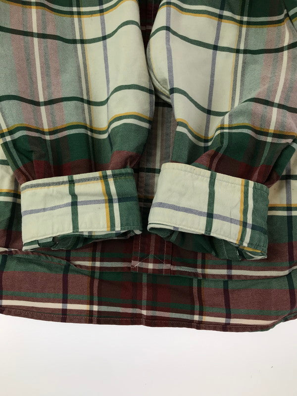 【中古品】【メンズ】 RALPH LAUREN ラルフローレン 90'S L/S BD CHECK SHIRT 90年代 ボタンダウン チェックシャツ 長袖シャツ 146-260225-na-05-tag サイズ:XL カラー:マルチカラー 万代Net店