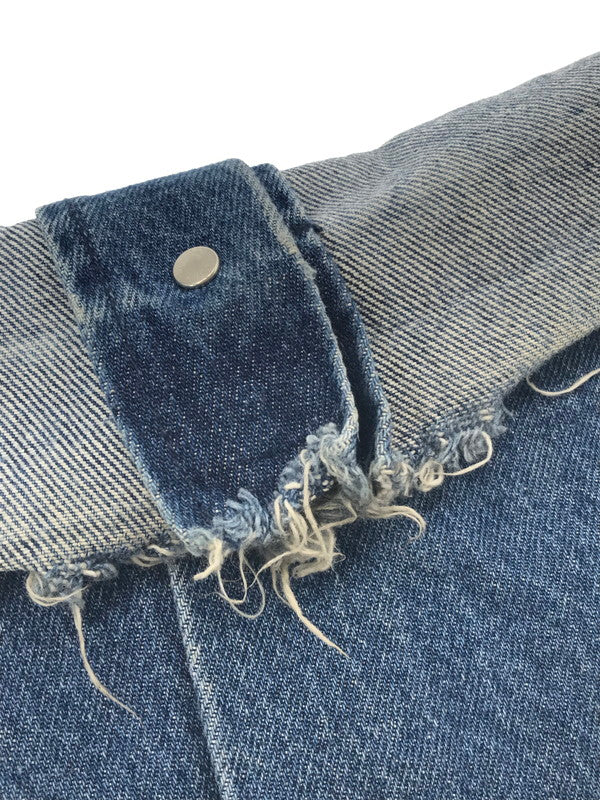 【中古品】【メンズ】 HARE ハレ SIDE BUTTON WIDE DENIM PANTS サイド ボタン ワイド デニム パンツ 158-260213-rt-20-tag カラー:ブルー 万代Net店