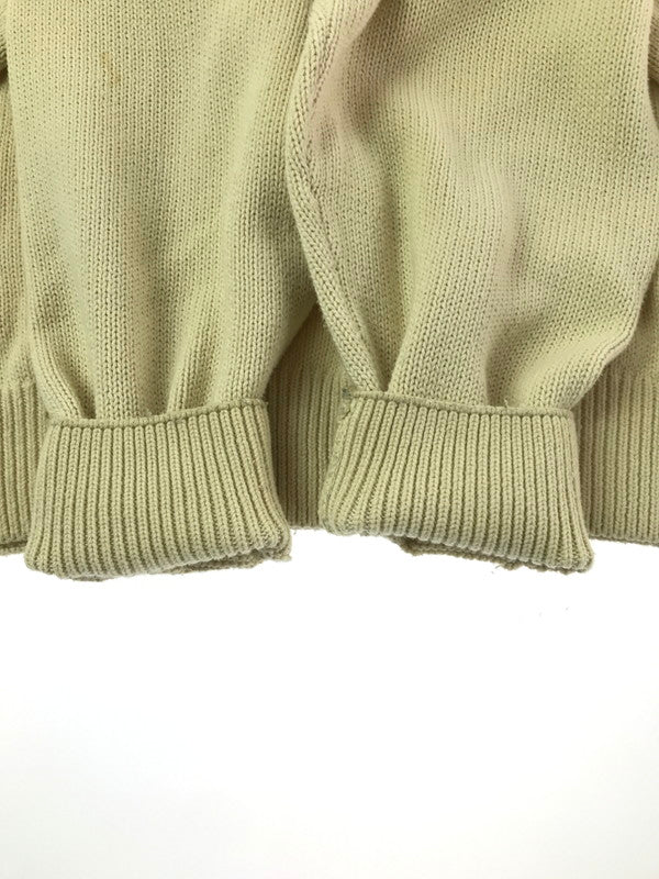 【中古品】【メンズ】 STUSSY ステューシー 22AW CURLY S SWEATER 117073 カーリー セーター ニット 142-260405-na-01-tag サイズ:L カラー:アイボリー 万代Net店