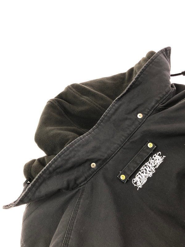 【メンズ】 Supreme シュプリーム × DICKIES ディッキーズ 24AW HOODED WORK JACKET ワーク ジャケット 149-260320-rt-29-tag サイズ:L カラー:ブラック 万代Net店