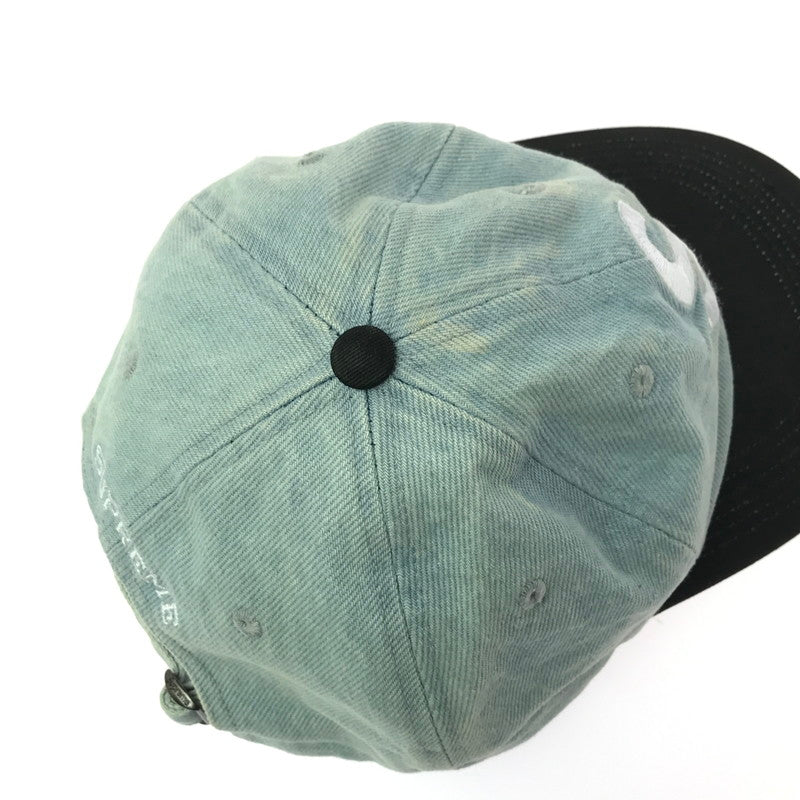 【中古品】【メンズ】 Supreme シュプリーム 25AW PIGMENT COATED 2-TONE S LOGO 6-PANEL 2トーン ロゴ 6パネル キャップ 帽子 185-260420-na-06-tagh カラー:デニム 万代Net店