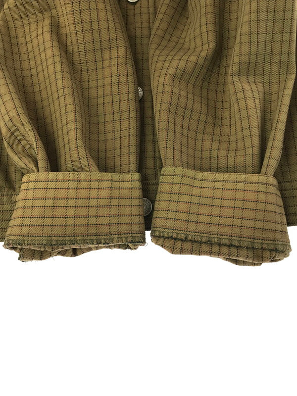 【中古品】【メンズ】 OLD STUSSY オールドステューシー 90'S CHECK TRACKER JACKET 90年代 チェック トラッカージャケット 紺タグ USA製 ライトアウター 142-260224-na-19-tag サイズ:L カラー:ブラウン系 万代Net店