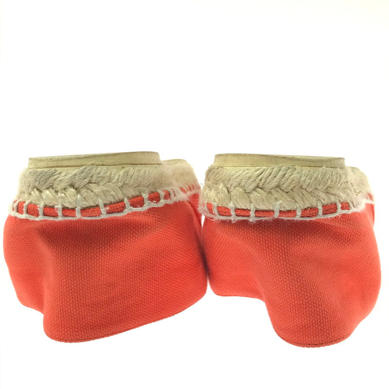 【中古品】【レディース】 KENZO ケンゾー スエパドリーユ スリッポン 靴 165-260321-na-10-tag サイズ:36 カラー:オレンジ 万代Net店