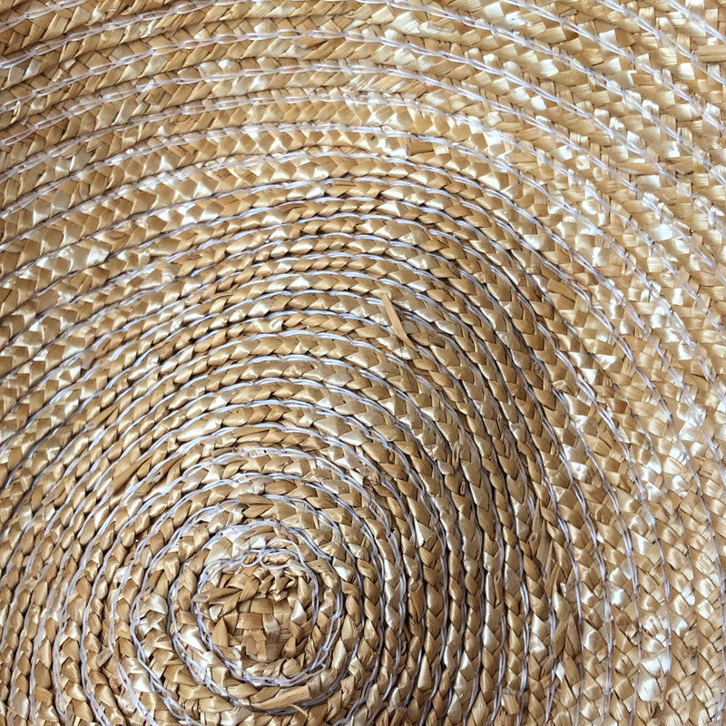 【中古品】【メンズ】 SUN SURF サンサーフ STRAW HAT SS02001 ストローハット 帽子 185-260401-na-16-tag カラー:ベージュ系/レッド 万代Net店