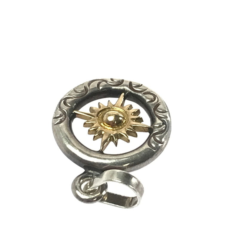 【中古品】【メンズ】 ARIZONA FREEDOM アリゾナフリーダム SV925 K18 SUN SYMBOL&ARABESQUE PENDANT TOP サンシンボル アラベスク ペンダント トップ アクセサリー 191-260316-na-09-tag カラー:シルバー 万代Net店