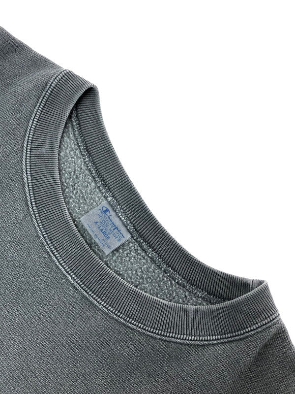 【中古品】【メンズ】 Champion チャンピオン REVERSE WEAVE OVER DYE CREWNECK SWEAT C8-W054 リバース ウィーブオーバー ダイ クルーネックスウェット トレーナー 148-260325-rt-16-tag サイズ:XL カラー:ライトグリーン 万代Net店