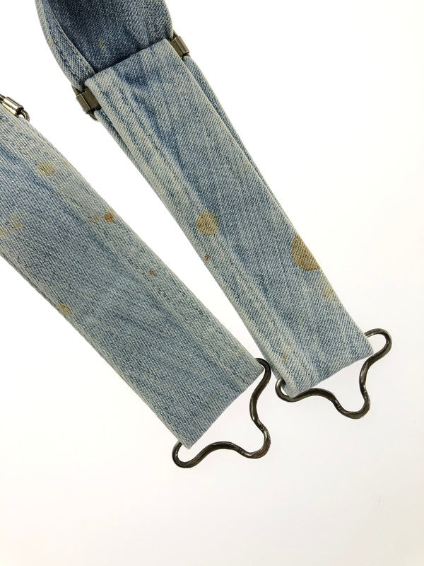 【現状渡し品】【メンズ】 RUGGED ラギット 70's~80's GREEN STITCH OVER ALL 1970~1980年代 グリーンステッチ オーバーオール ヴィンテージ 157-260823-su-07-tagh カラー:インディゴ 万代Net店